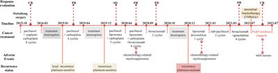 Interstitial brachytherapy combined with PARP inhibitors in the treatment of chemoresistant recurrent epithelial ovarian cancer: A case report